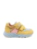 bisgaard Leder-Sneakers in Gelb/ Hellblau