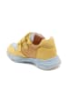 bisgaard Leder-Sneakers in Gelb/ Hellblau