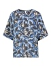 Sublevel Bluse in Hellblau/ Grau