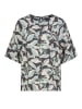 Sublevel Bluse in Anthrazit/ Creme