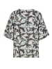 Sublevel Bluse in Anthrazit/ Creme