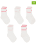 Vingino 5-delige set: sokken wit/roze