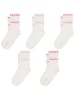 Vingino 5-delige set: sokken wit/roze