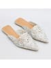Belucci Clogs zilverkleurig