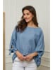 Plume Linnen blouse "Jet" lichtblauw