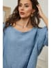 Plume Linnen blouse "Jet" lichtblauw