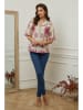 Plume Bluse "Boutik" in Beige/ Pink