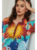 Plume Blouse "Byzance" meerkleurig