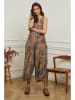 Plume Leinen-Jumpsuit "Clarina" in Camel