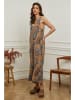 Plume Leinen-Jumpsuit "Clarina" in Camel