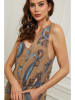 Plume Leinen-Jumpsuit "Clarina" in Camel