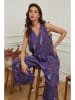 Plume Leinen-Jumpsuit "Clarina" in Lila