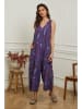 Plume Leinen-Jumpsuit "Clarina" in Lila
