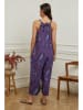 Plume Leinen-Jumpsuit "Clarina" in Lila
