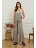 Plume Leinen-Jumpsuit "Gadjy" in Taupe