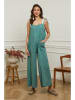 Plume Linnen jumpsuit "Gadjy" turquoise