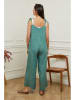 Plume Linnen jumpsuit "Gadjy" turquoise