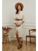 Plume Leinen-Kleid "Dyana" in Beige