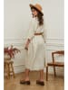 Plume Linnen jurk "Dyana" beige