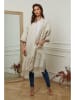 Plume Leinen-Cardigan in Beige