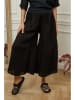 Plume Leinen-Culotte "Rodnal" in Schwarz
