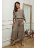 Plume Leinen-Culotte "Rodnal" in Taupe