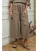 Plume Leinen-Culotte "Rodnal" in Taupe