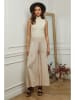 Plume Leinen-Marlenehose "Fuga" in Beige