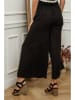 Plume Leinen-Marlenehose "Fuga" in Schwarz