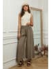 Plume Linnen marlenebroek "Fuga" taupe