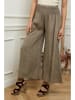 Plume Leinen-Marlenehose "Fuga" in Taupe