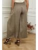 Plume Leinen-Marlenehose "Fuga" in Taupe
