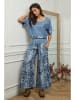 Plume Leinen-Hose "Jasmina" in Blau