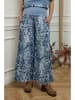 Plume Linnen broek "Jasmina" blauw