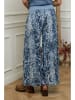 Plume Leinen-Hose "Jasmina" in Blau