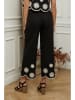 Plume Hose "Marlone" in Schwarz