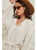 Plume Jurk "Bichi" beige/wit