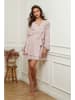 Plume Kleid "Bichi" in Rosé/ Weiß