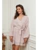Plume Kleid "Bichi" in Rosé/ Weiß