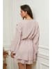Plume Kleid "Bichi" in Rosé/ Weiß