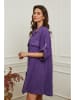 Plume Leinen-Kleid "Calizia" in Lila