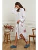 Plume Jurk "Calora" wit