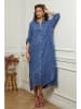 Plume Jurk "Calora" blauw