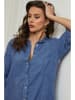 Plume Kleid "Calora" in Blau