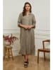 Plume Jurk "Calora" taupe