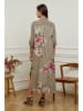 Plume Kleid "Calora" in Taupe