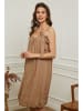 Plume Leinen-Kleid "Caspar" in Camel