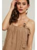 Plume Leinen-Kleid "Caspar" in Camel