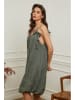 Plume Leinen-Kleid "Caspar" in Khaki