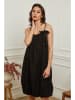 Plume Leinen-Kleid "Caspar" in Schwarz